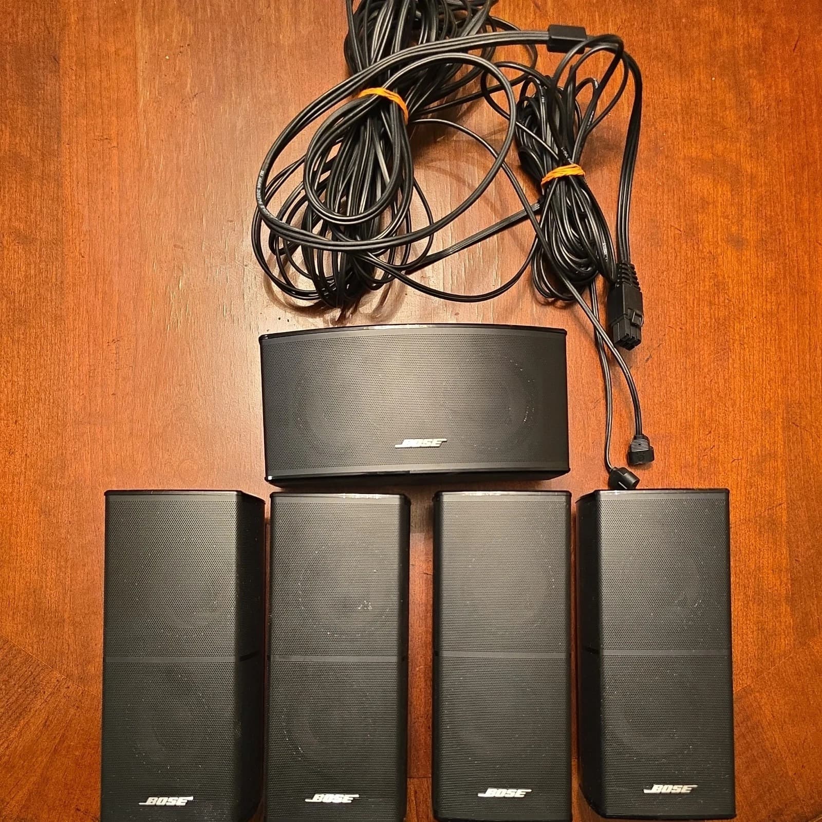 Bose Jewel Cube Speakers II From Lifestyle 600 Home Theater System (Black) (5) - Image 1