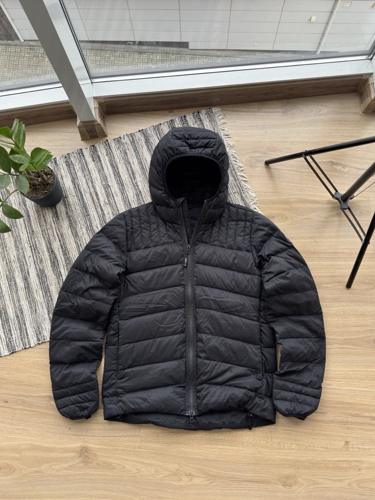 Canada Goose Brookvale Black Label Down Puffer Jacket Size M Black Mens - Image 1